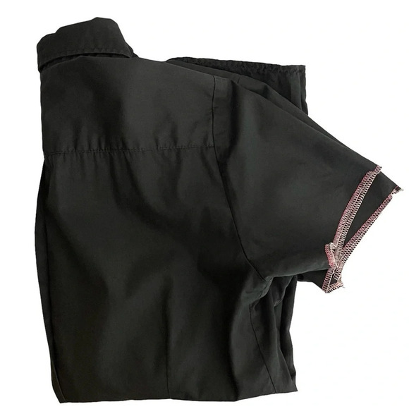 Paul Smith Button Up Shirt Size 6 Short Sleeve V Neck One Pocket Logo Italy - Picture 5 of 8